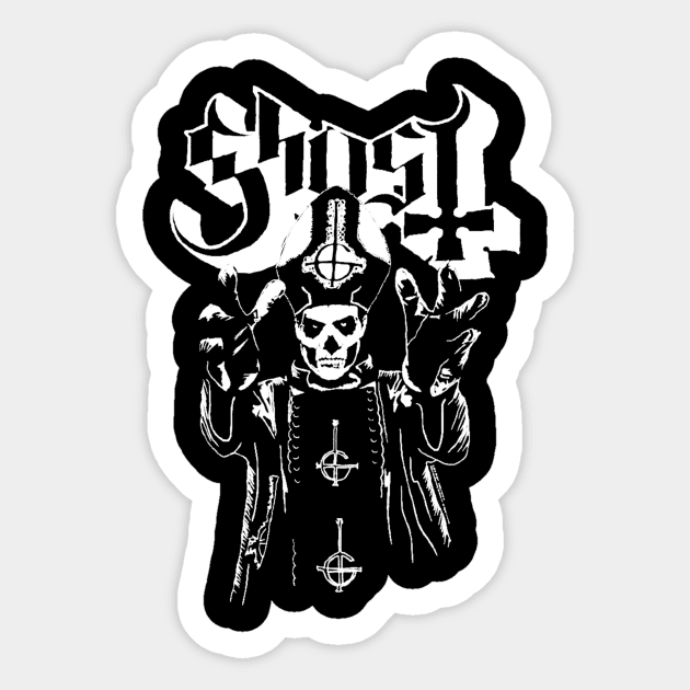 Ghost! Sticker by Kelp Art